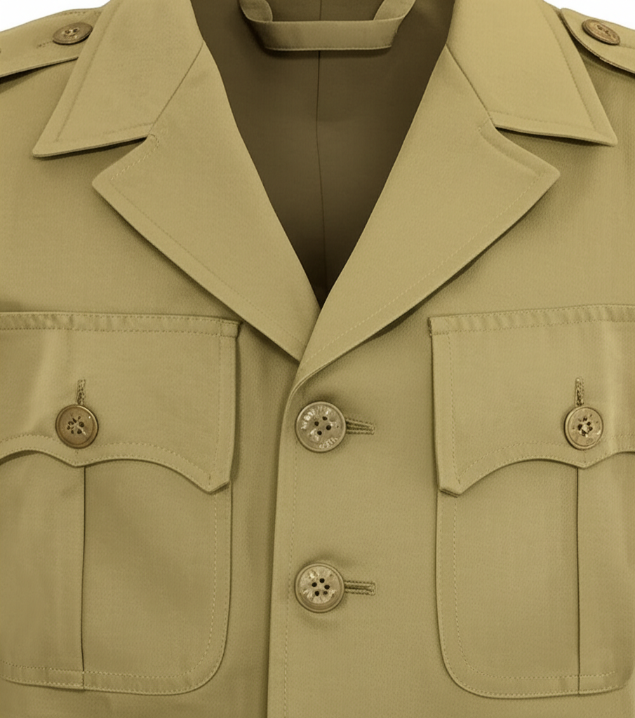 Khaki uniform (jacket + trousers)